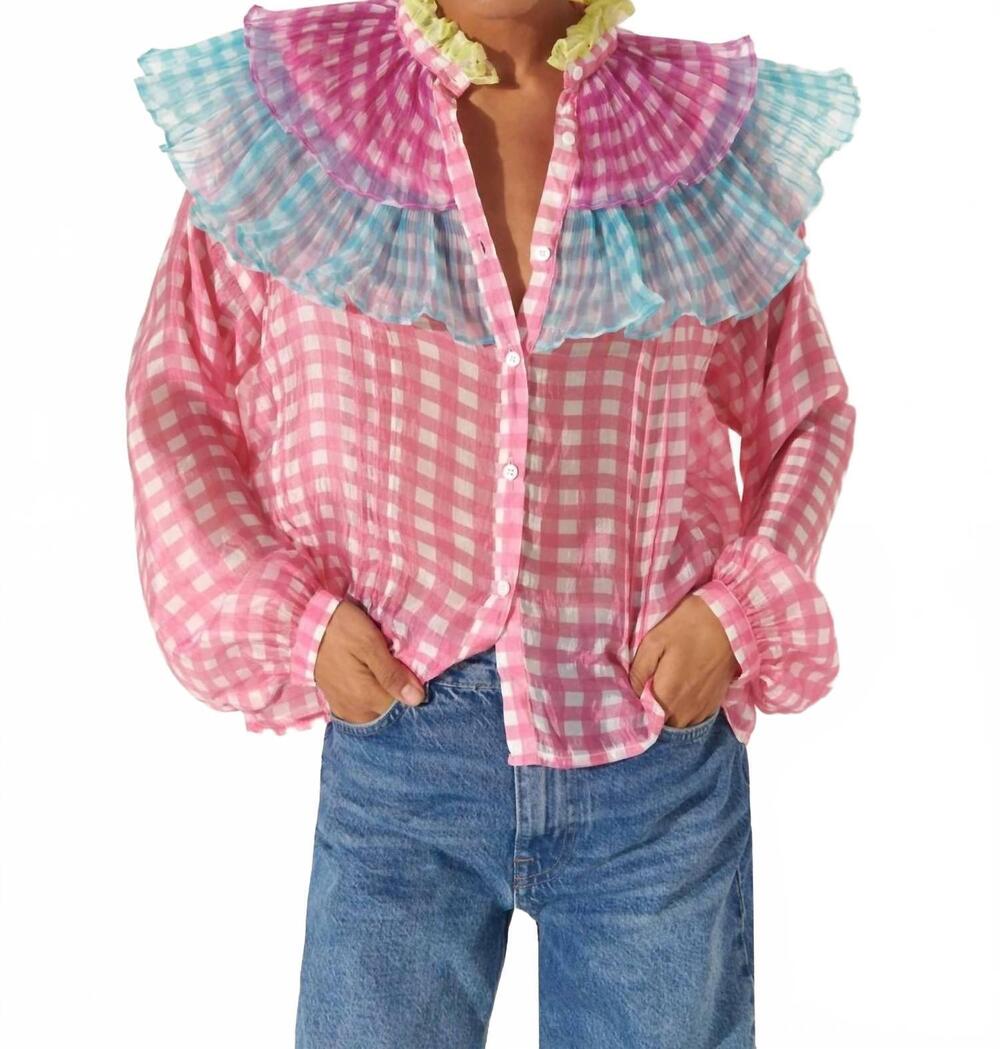 NEW CELIA B covadonga shirt in multi
